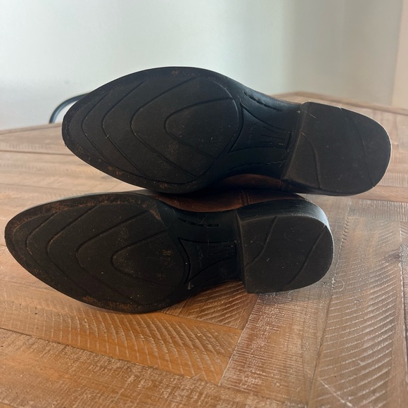 Kid's ARIAT 4LR Heritage Western Cowboy Boots, Brown, Sz 3 - Picture 6 of 7